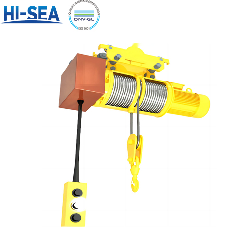 The structure of electric wire rope hoist